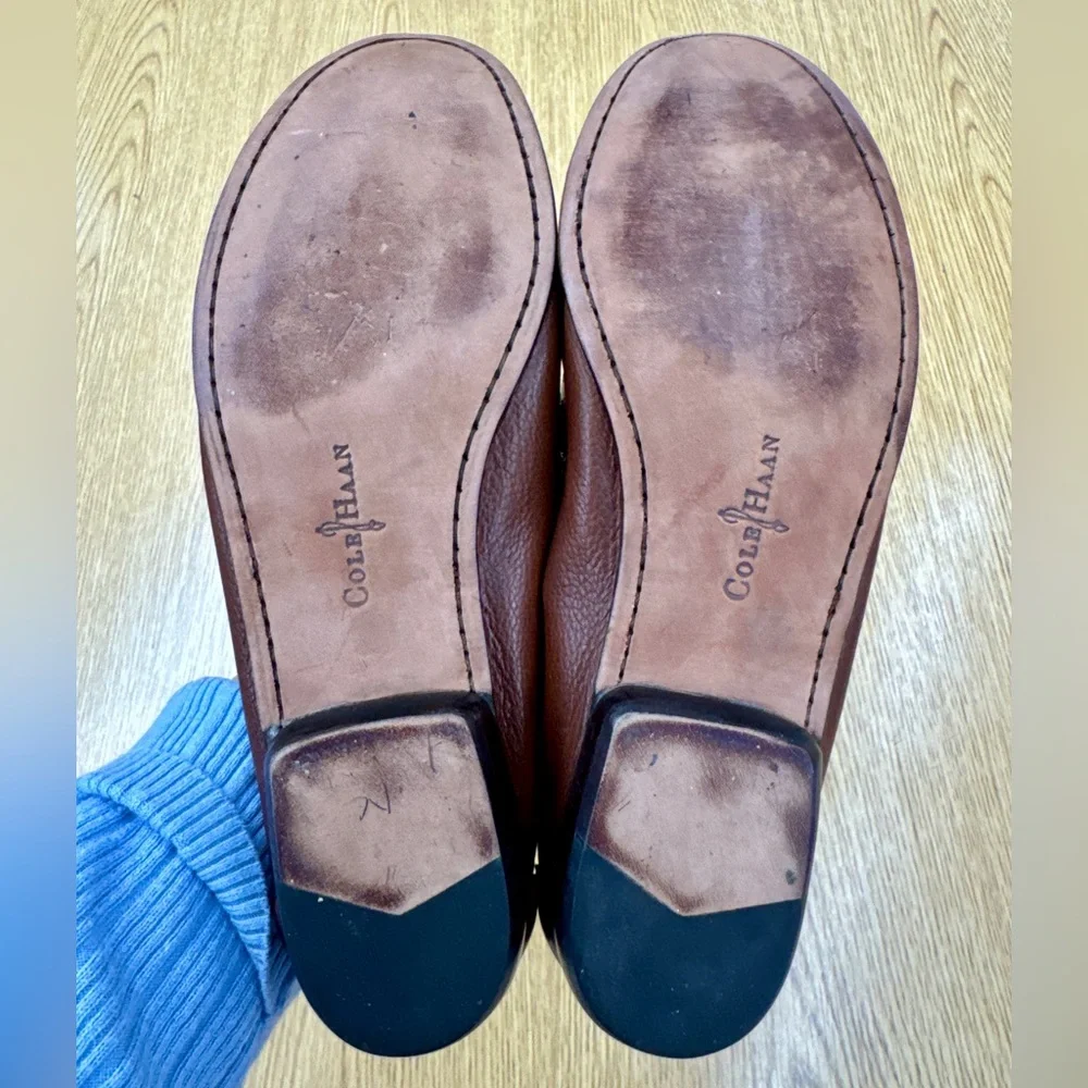 Cole Haan Women’s Genuine Leather Country Tassel Loafers Hand-sewn Moccasin 8B